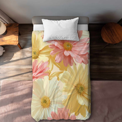 Housse de couette Rêve de Marguerite au Soleil - Illuminez votre chambre