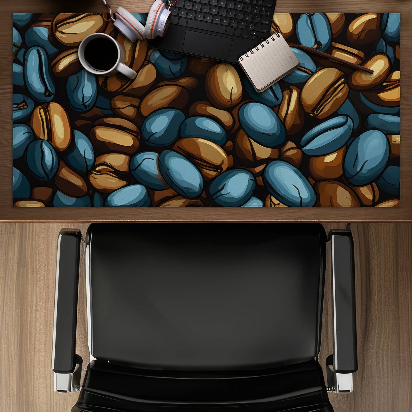 Contrasting taste - Desk mat - Print on demand