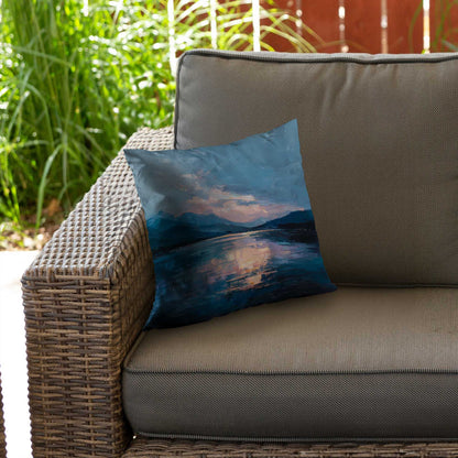 Reflect Poly Twill Throw Pillow - Stylish Home Decor Accent