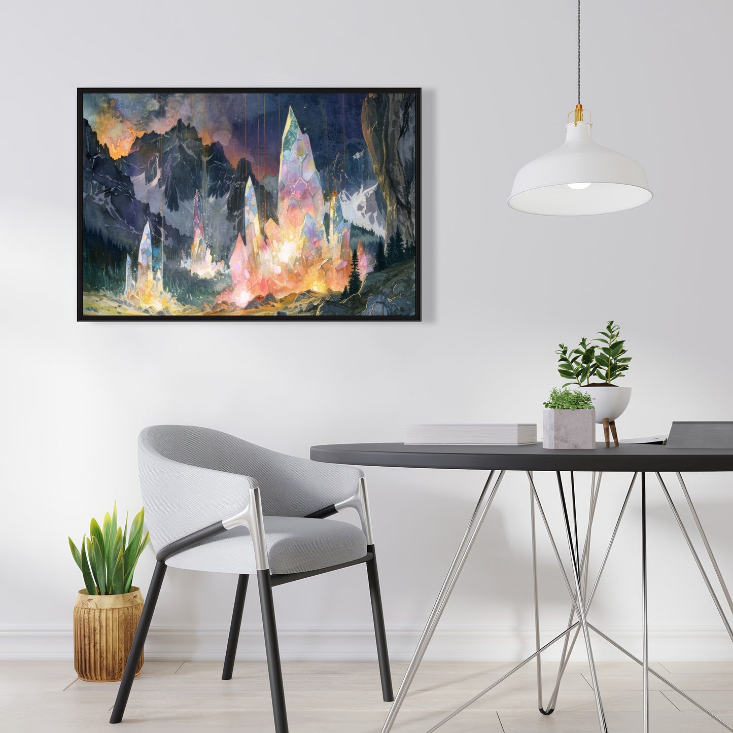 Growing strong - 36"x36" Framed canvas