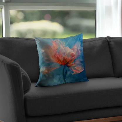 Coussin décoratif en sergé de polyester mélangé - Accessoire de décoration élégant pour la maison