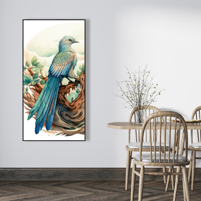 Perched - 36"x36" Framed canvas