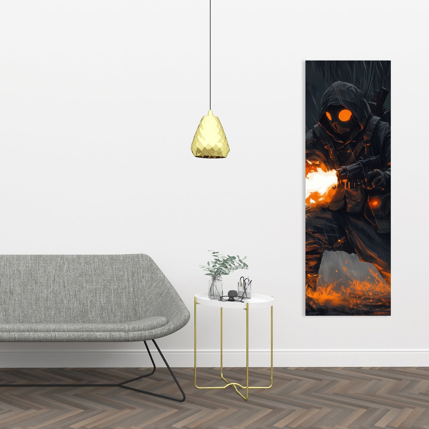 Scorch White Canvas - Stylish Home Decor for Any Space