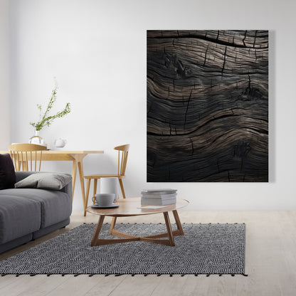Dark wood - 32"x32" Canvas