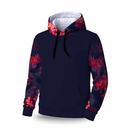 Burning Plants Sleevie Pullover Hoodie - Stylish Apparel