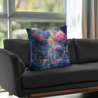 Beams Poly Twill Throw Pillow - Stylish Home Decor Accent
