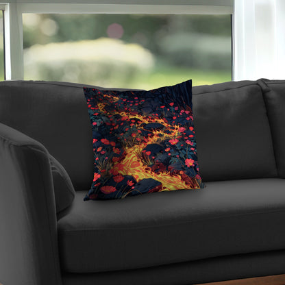Dodging Nature Black Poly Twill Throw Pillow Insert | Home Decor