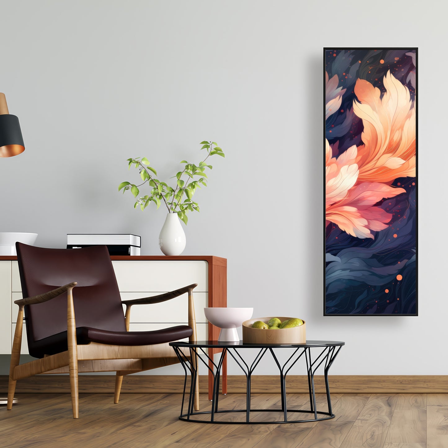 Ethereal - Orange Framed Canvas for Stylish Home Decor