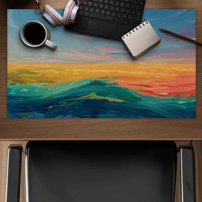 Watercolors Red Gaming Mat - Stylish Home Decor | Buy Now