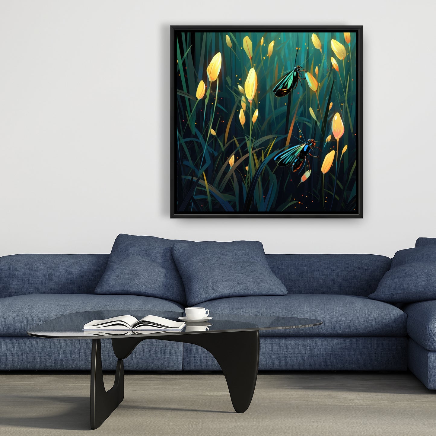 Appealing - Framed Canvas - Print on demand