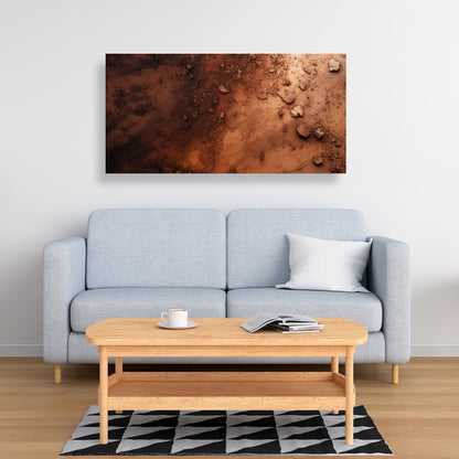 Digging White Canvas Art - Stylish Home Decor Piece