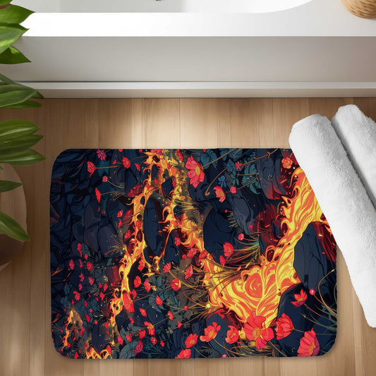 Dodging Nature Bath Mat | Stylish Home Decor Accessory