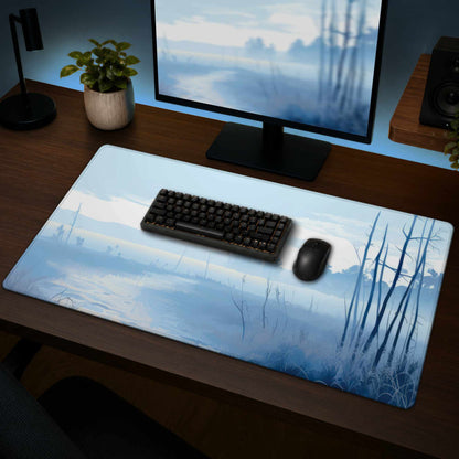 Cold Swamp Desk Mat - Stylish Home Decor, Durable Surface