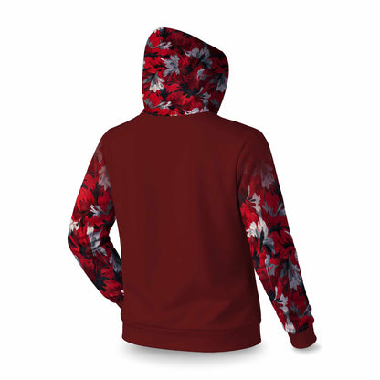 Red Flow Sleevie Pullover Hoodie | Stylish Apparel Wear