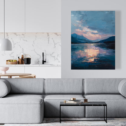 Reflect Pink Canvas - Stylish Home Decor Accent Piece