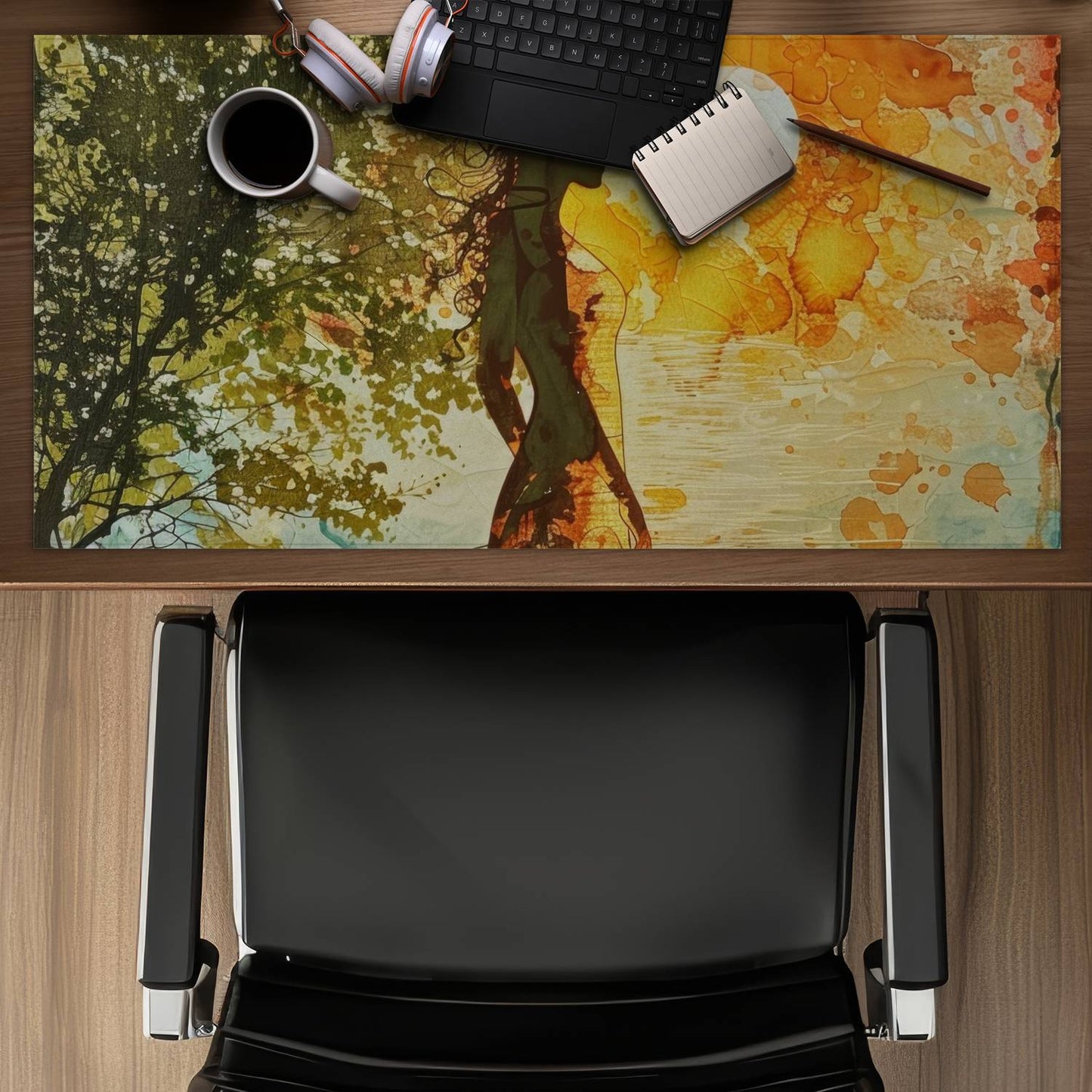 Peaceful sun - Desk Mat