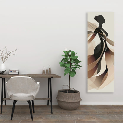 Classy silhouette - 32"x32" Canvas