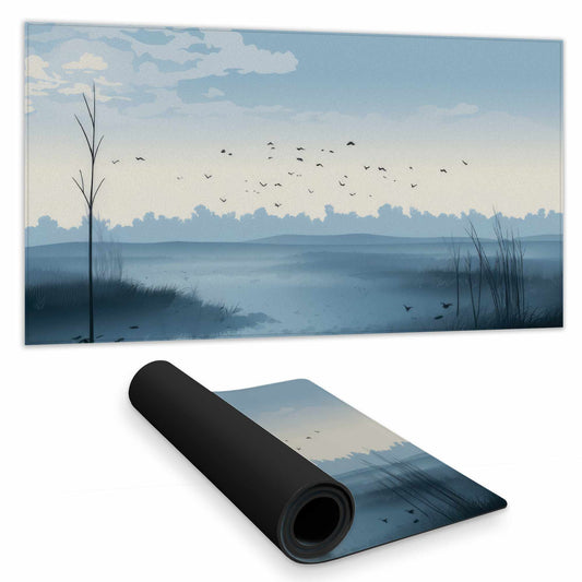 Evening Marsh Desk Mat - Stylish Home Decor Desk Accessory