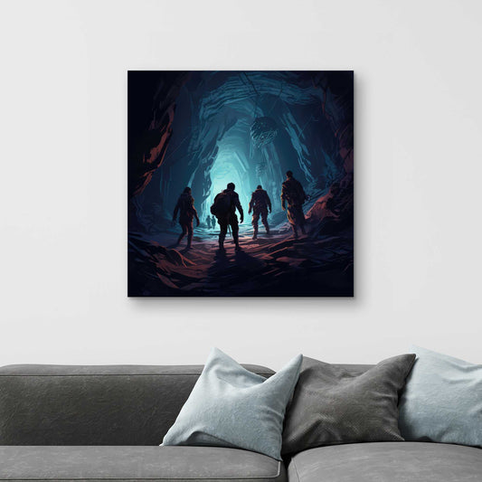 Secret Society - White Canvas for Elegant Home Decor