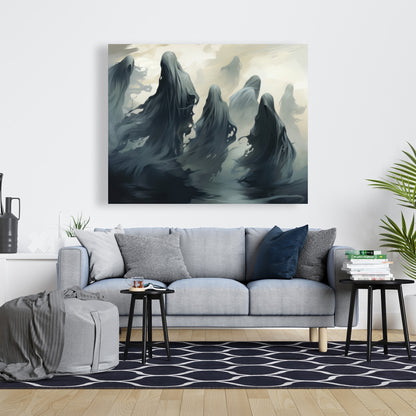Cursed Lands - Black Canvas Art for Unique Home Decor
