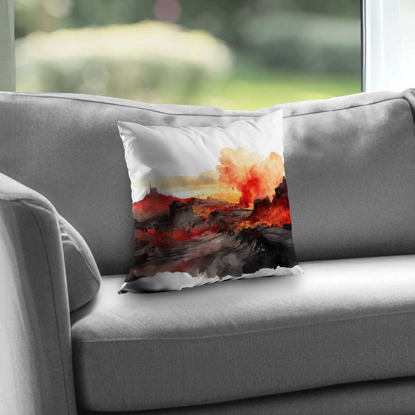 Minimalist flow - Throw pillow - Print on demand