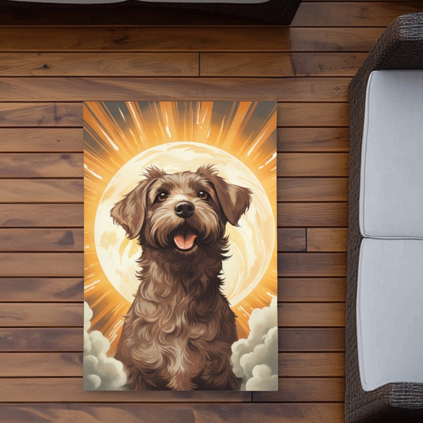 Pupper Brown Outdoor Area Rug | Stylish Home Decor Accent