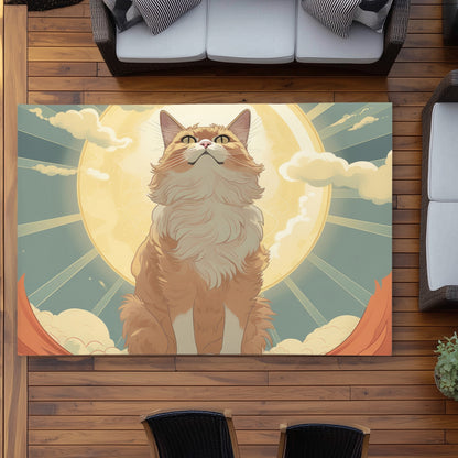 Moewing Above Beige Outdoor Area Rug - Home Decor Essential