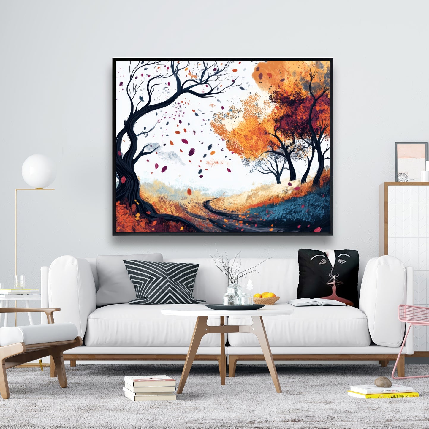 Cool weather - 36"x36" Framed canvas