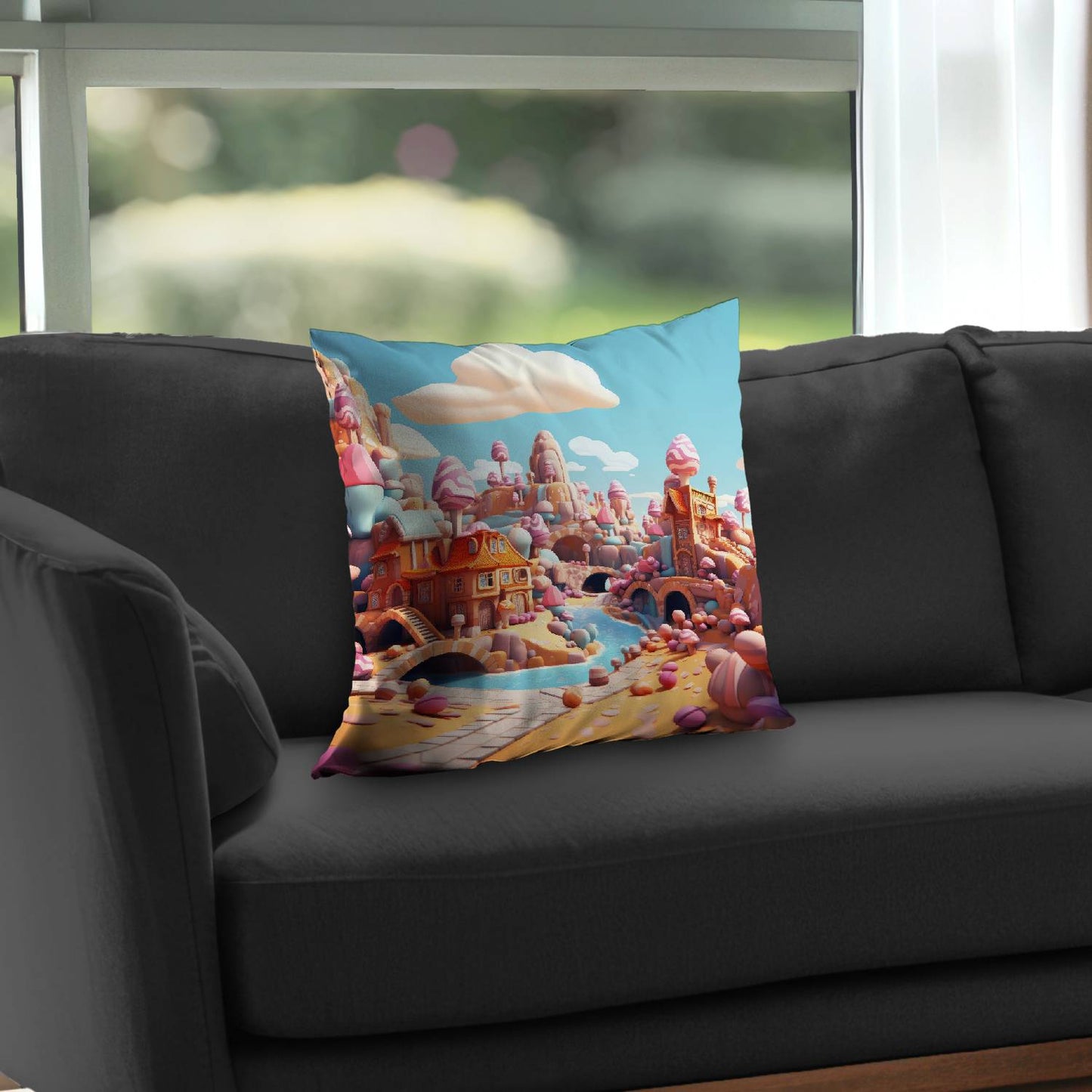 Sweet kingdom - Throw pillow - Print on demand