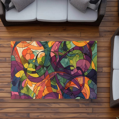 Tapis d'extérieur Converge - Décoration élégante pour terrasses