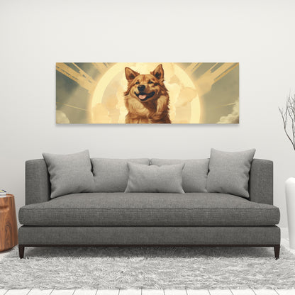Man's best angel - 32"x32" Canvas