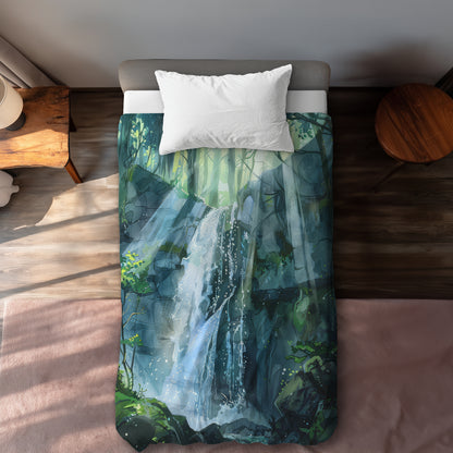 Sleeping fall - 88"x88" Duvet Cover