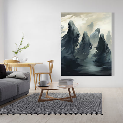 Cursed Lands - Black Canvas Art for Unique Home Decor