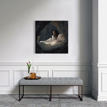 Spider princess - 32"x32" Canvas