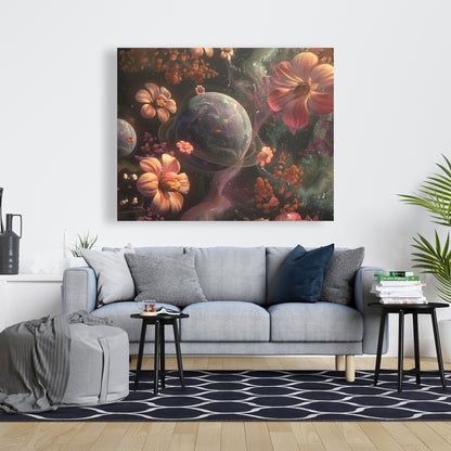 Flower space - 32"x32" Canvas