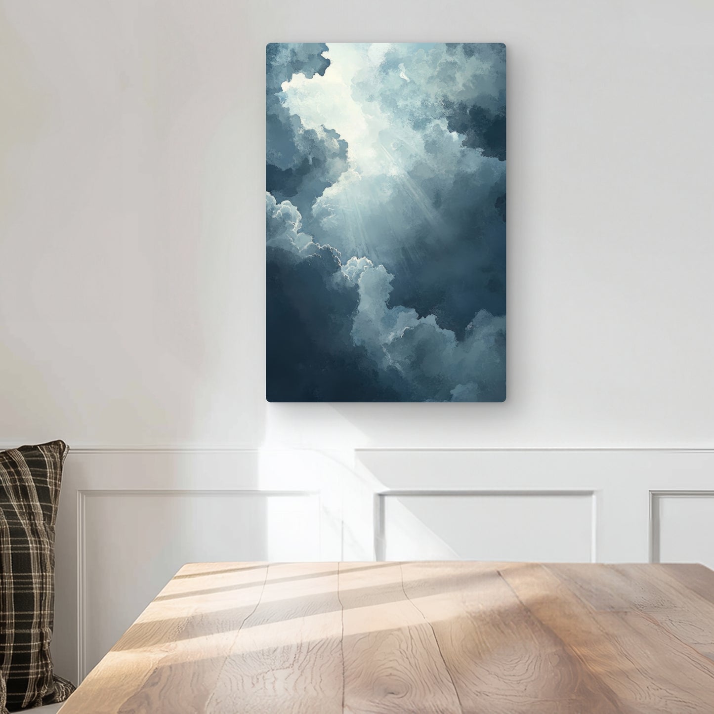 Afterglow - Blue Metal Print for Stunning Home Decor