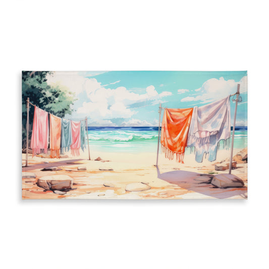 Sunny side Blue Indoor Outdoor Tablecloth for Home Decor