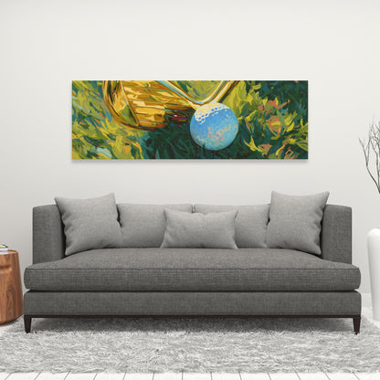 Golden club - 32"x32" Canvas