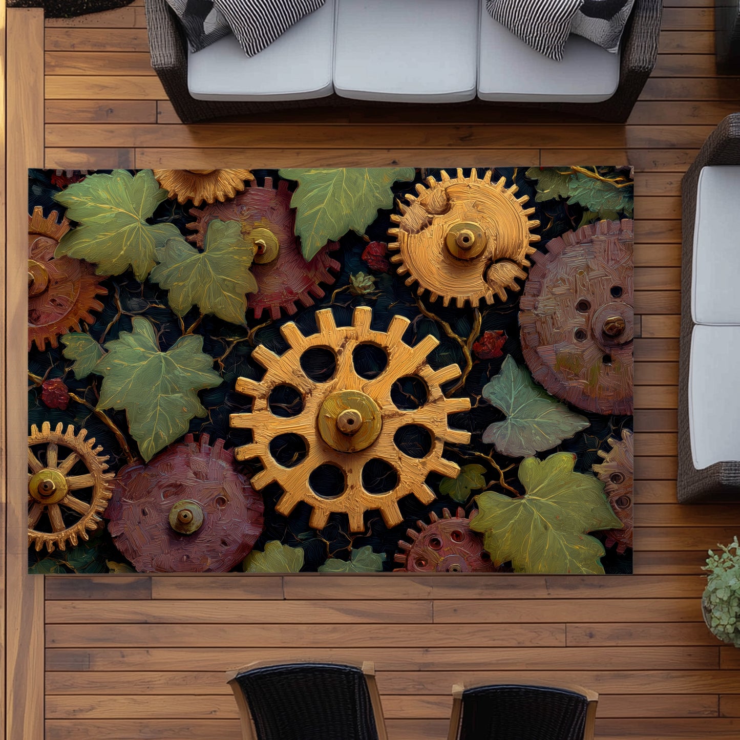 Tapis d'extérieur Nature punk | Accent de décoration élégant