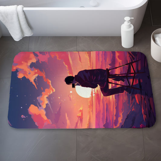 The observer - 21"x34" Bath mat