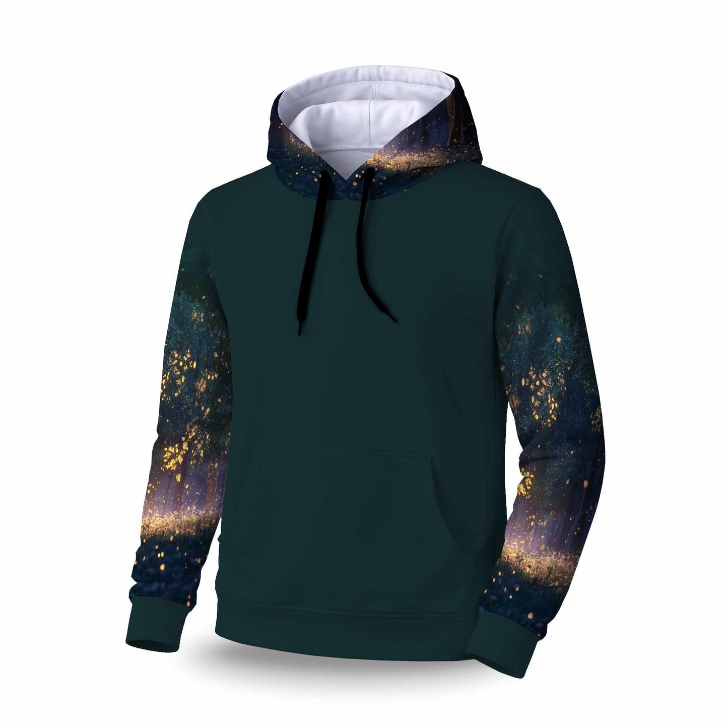 Glowing Leaves Sleevie Pullover Hoodie | Stylish Apparel