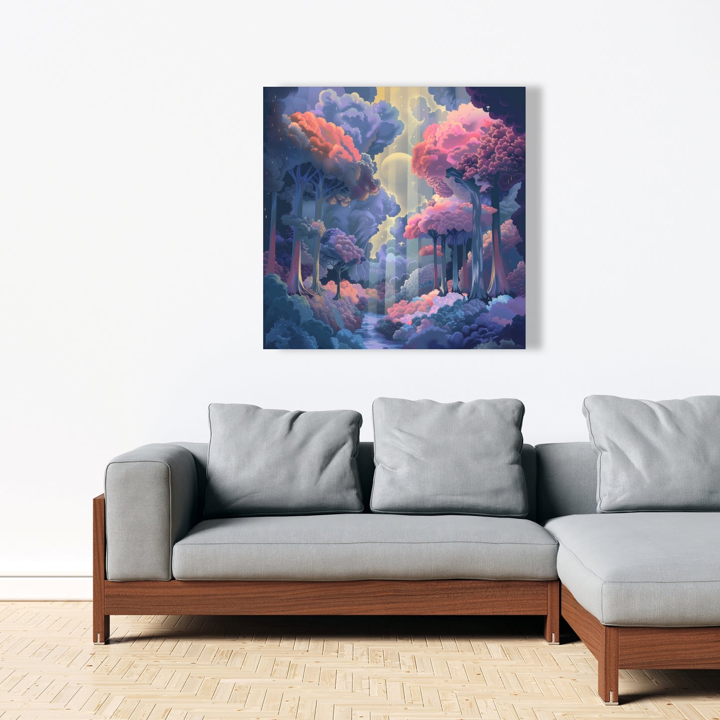 Beams - 32"x32" Canvas