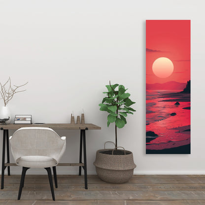 Red sky - 32"x32" Canvas