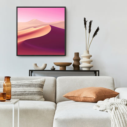 Calm dunes - 36"x36" Framed canvas