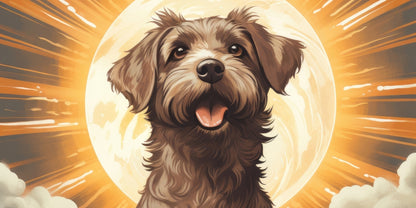 Pupper - Brown Desk Mat for Stylish Home Decor and Comfort