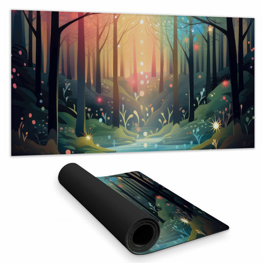Magical Forest Desk Mat - Stylish Home Decor Desk Accessory