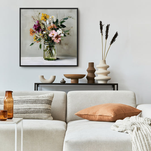Still life - 24"x24" Framed canvas