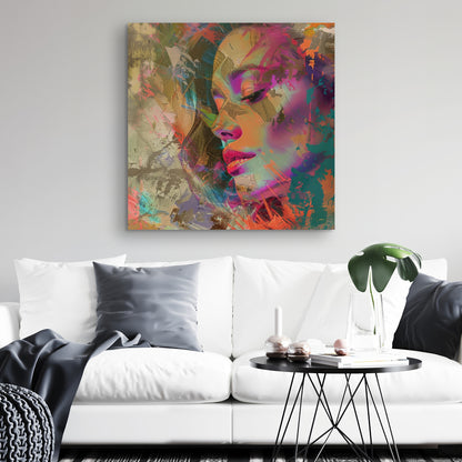 Grunge look - 32"x32" Canvas