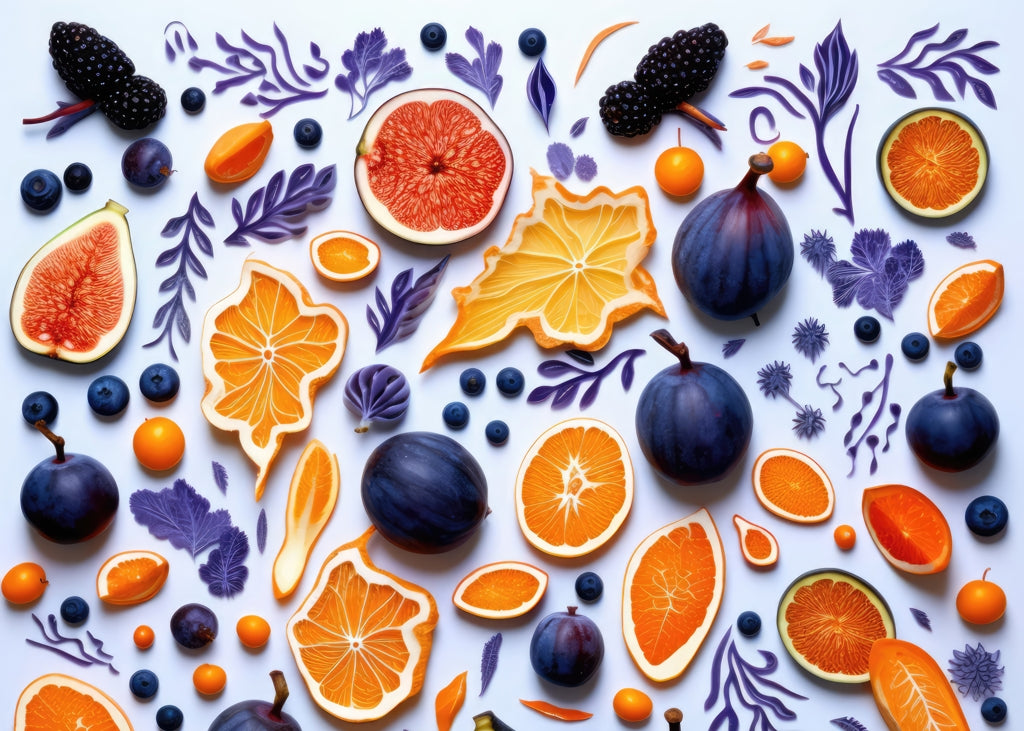 Fruity Skins Orange Indoor Outdoor Door Mat - Home Decor
