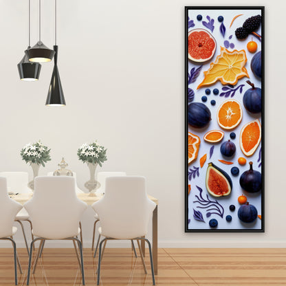 Fruity skins - 36"x36" Framed canvas